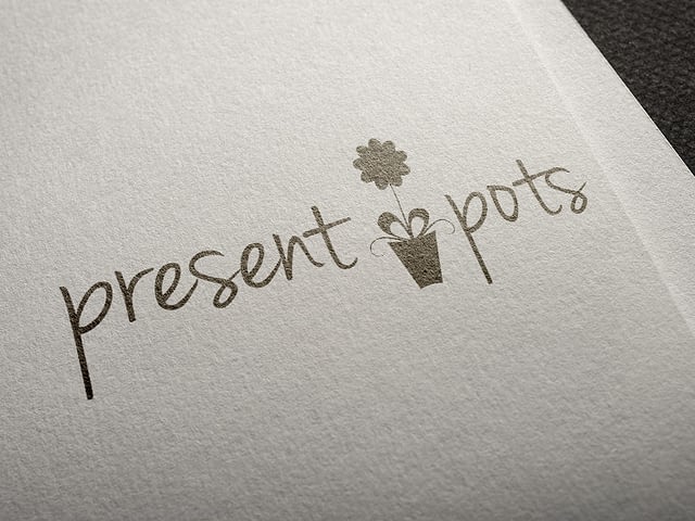 Present Pots Logo Design